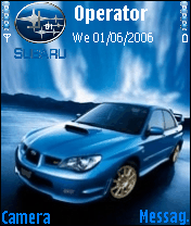 blue subaru
