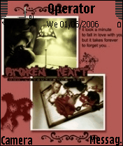 Broken black Heart