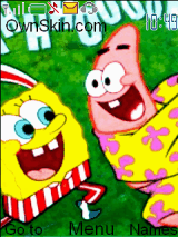 Sponge Bob smiles