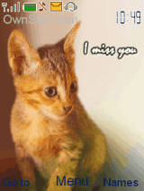 I miss you- cat and emo