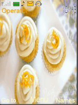 Orange cupcake