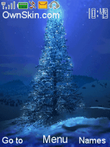Blu christmas
