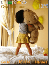 animated teddy bear cute girl kawaii lov