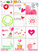 animated cute pink happy love