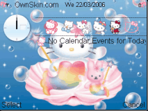 hello kitty in blue