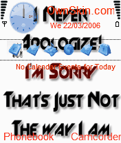 neva apologise