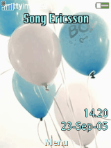 blue balloon