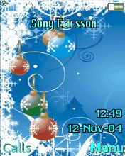 blue xmas decoration