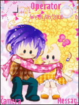Cute boy and girl