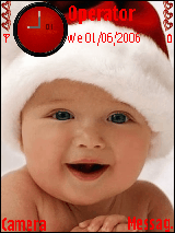 cute baby xmas