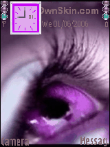 purple eye