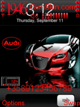ANIMATED AUDI RED CARD CLOCK
