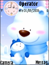 snow blue