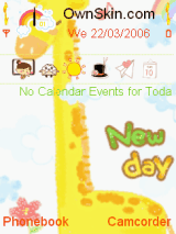 giraffe new day