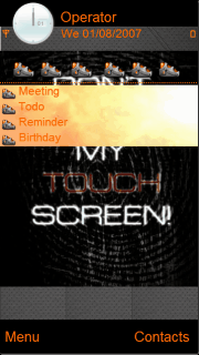 dont touch 
