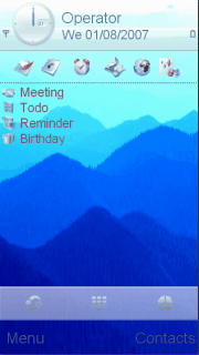 blue