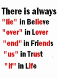 lie in believe