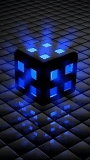 Blue efact cube 