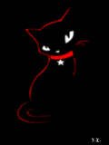 Animated Dark Cat